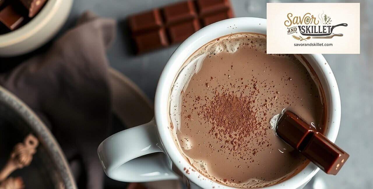 Creamy Hot Chocolate Made with Real Chocolate