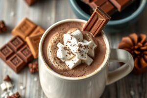 Essential Creamy Hot Chocolate Made with Real Chocolate Ingredients
