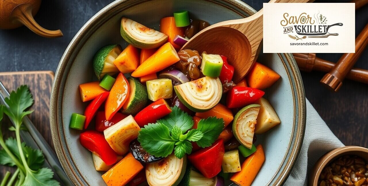 Easy Vegetable Stir-Fry with a Balanced Homemade Sauce