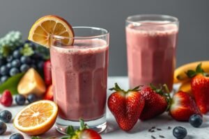Essential Fresh Fruit Smoothie Recipes with a Simple Formula Ingredients