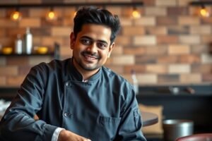 Who is the man behind the Karam Sethi chef profile?
