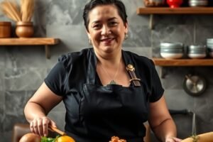 Who is the personality behind the Leonor Espinosa chef profile?