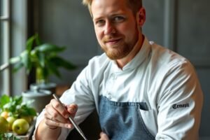 Who is the man behind the world-renowned Geranium?
